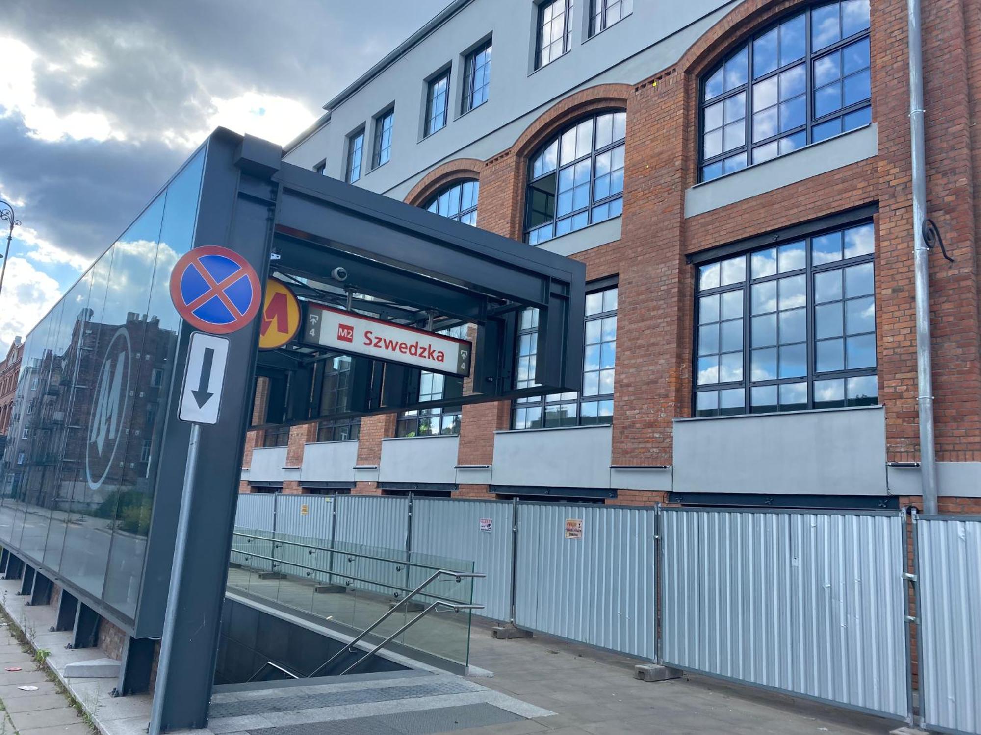 Metro Szwedzka Apartament Orange Warschau Buitenkant foto
